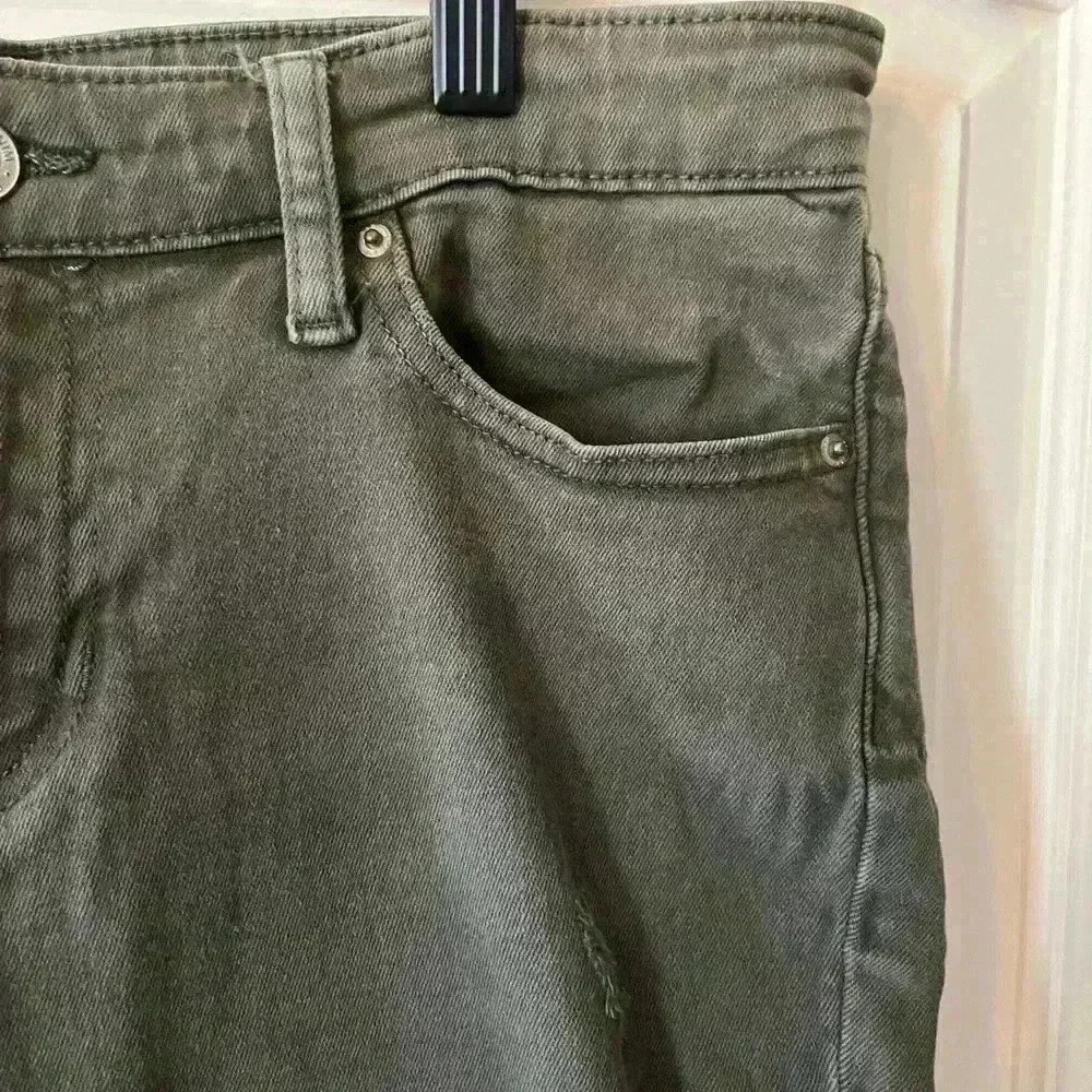 GAP “Legging Skimmer” Jeans Olive Green Women’s Size 6, 28 waist - Picture 4 of 10